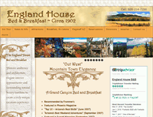 Tablet Screenshot of englandhousebandb.com